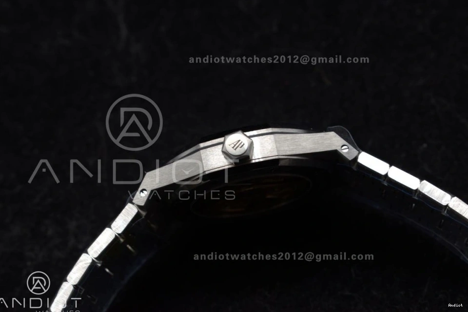 SS Royal Frosted Best Oak Bracelet Grey on Super 1:1 Dial SS SA3120 15454 37mm Clone APSF Edition Textured 0202